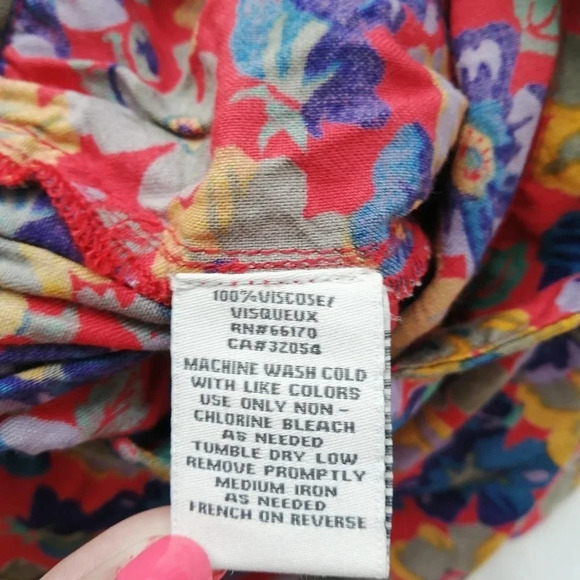 Urban Outfitters Kimchi Blue  Floral Shorts with Tie Sides Size Medium - Picture 11 of 15